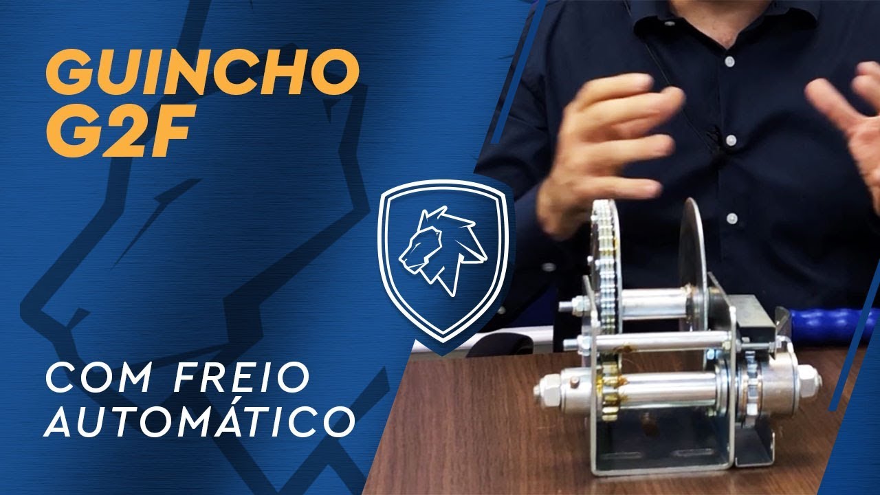 Guincho G2F Com Freio Automático (Carretel Liberado Apenas Com Acionamento da Alavanca) | FamitTV