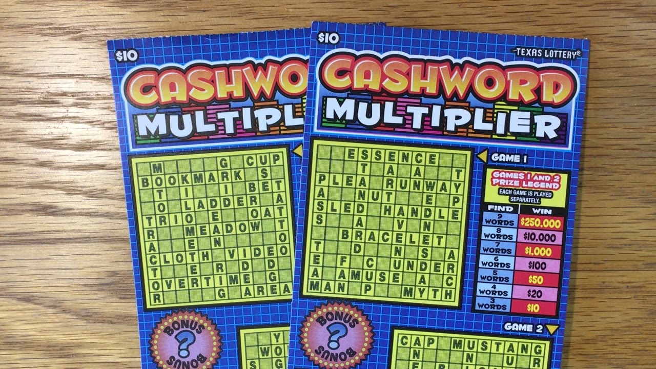 Part 1 2X 10 Cashword Multiplier Texas Lottery YouTube