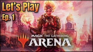 MAGIC THE GATHERING ARENA Let's Play in 2021: Episode 1 [Brand New Account!]