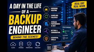 What Does a Backup Engineer Do All Day? | Real Day in Life #commvault  #interview #tech #cloud