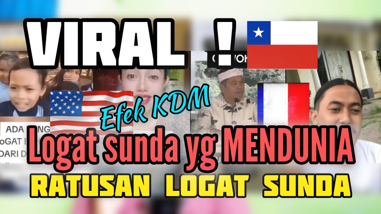Viral ! BAHASA SUNDA MENDUNIA DENGAN LOGATYA BERKAT DEDI MULYADI, KDM
