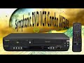 Symphonic dvd vcr combo player recorder wf803 product demonstration
