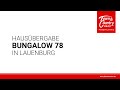 Hausübergabe Bungalow 78 in Lauenburg