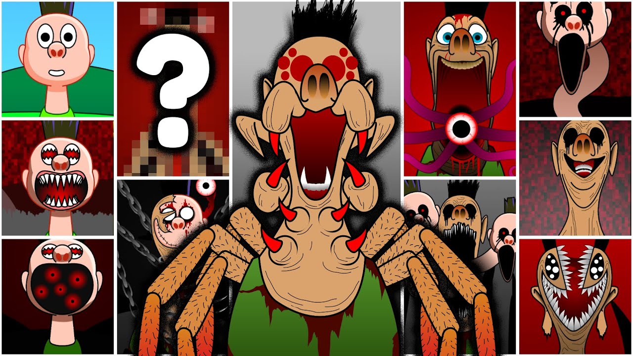 My Sprunki OC: HAMOOD HABIBI (Phase 1 to Phase 19 from Roblox)