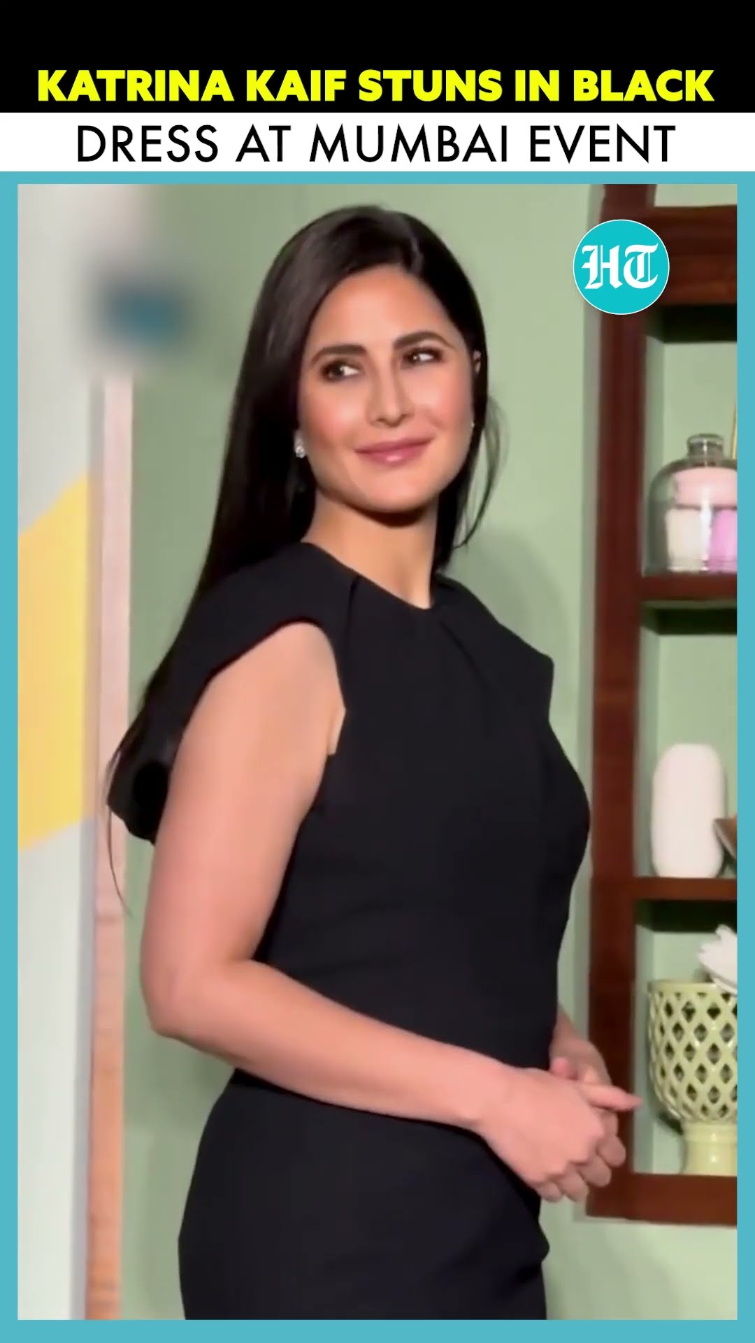 Katrina Kaif Turns Heads In A Black Dress At Exclusive Event At NMACC Arts Cafe