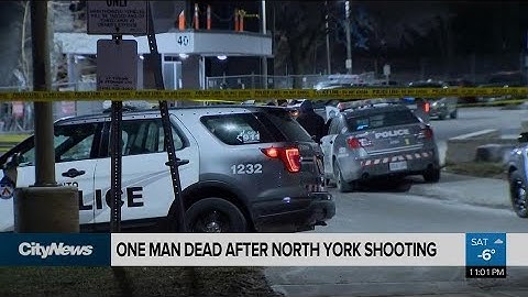 One man dead after North York shooting