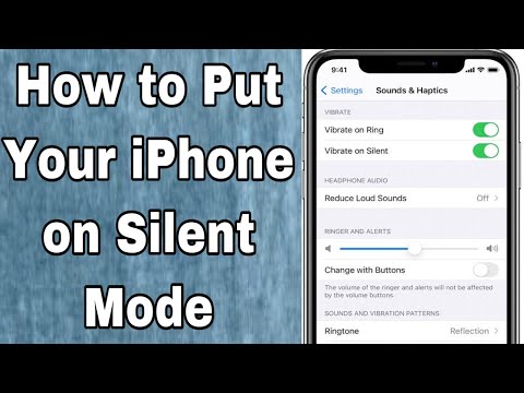 How to Put iPhone on Silent || how to silent iphone