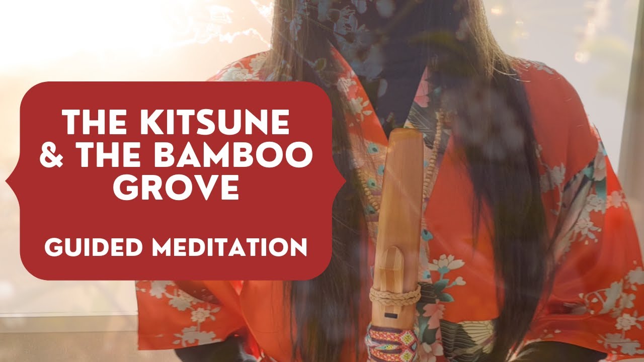 The Kitsune & The Bamboo Grove Soft Spoken Sleep Aid [Guided Companionship Meditation + Flute]🎋
