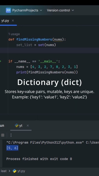 Find Missing Numbers #coding #datastructuresandalgorithmsinpython # ...