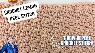 Learn the Lemon Peel Stitch in Minutes! 🍋 🧶 Easy Crochet Tutorial for Beginners