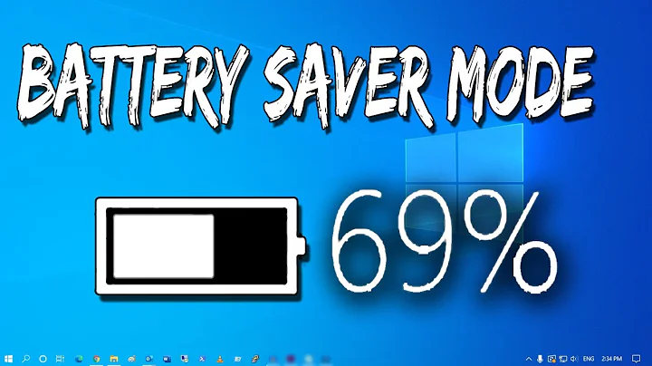 How to Enable and Disable Battery Saver Mode in Windows 10