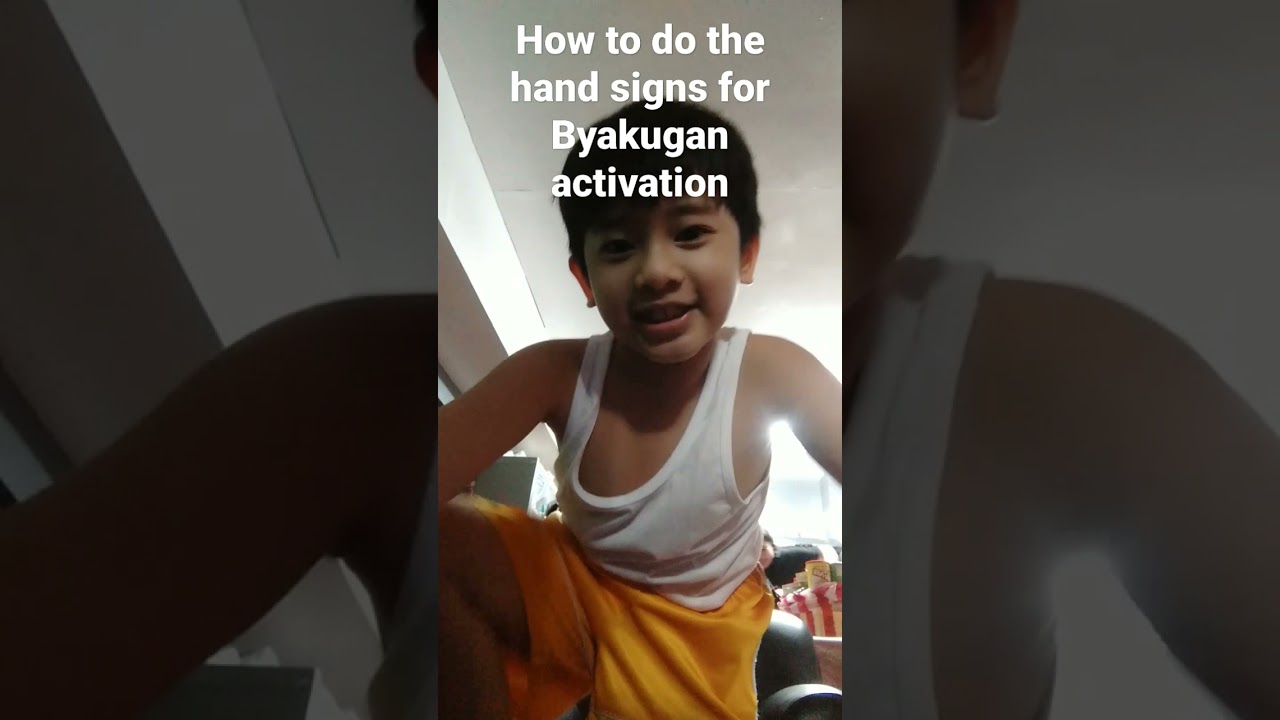 how to do the hand signs for Byakugan activation YouTube
