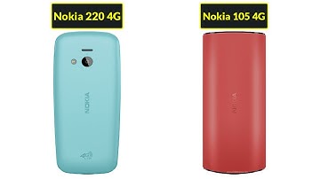 Nokia 220 4G vs Nokia 105 4G
