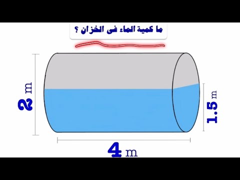 فيديو: كيف تجد حجم الماء في أسطوانة مدرجة؟