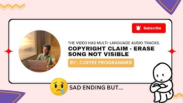 Copyright Claim: Erase song Editing is disabled because the video has multi-language audio tracks.