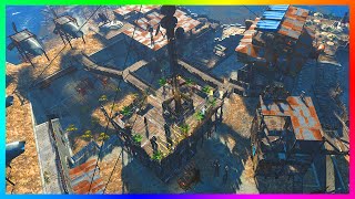 FALLOUT 4 BASE BUILDING GAMEPLAY - Creating A Castle, Military Armory & MORE! (Fallout 4)