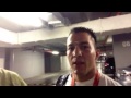 Jaime Barboza a poco de subir a la pelea contra Stanyslav Kashtanov