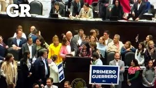 El zafarrancho en Diputados por presupuesto para Guerrero