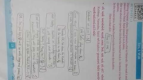 Gm std 7 sub English unit 3 Activity 1 2 pg 23to24