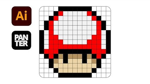 How I Made Pixel Art in Illustrator So Easy!