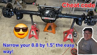 Famous Cheat code!!! Narrow your Ford 8.8 the easy way! Wealth