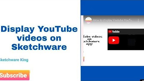 How to display YouTube videos on Sketchware app