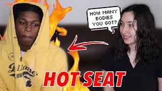 I Put My BOYFRIEND In The HOT SEAT! (Too Spicy!)