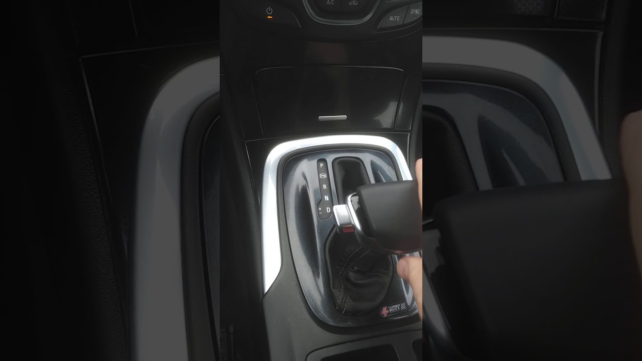 2016 Buick Regal GS new shift knob installed.