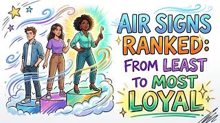 Air Signs Ranked From Least to Most Loyal
