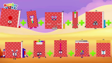 NUMBERBLOCKS ADDING UP TO 10 GIANT NUMBERS ADDITION OF BIG NUMBERS | @ColorArt_id  Part-4