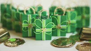 ST PATRICK'S DAY MONTAGE OF INSPIRATION + IDEAS + Favorite Irish Blessing on Shamrock Planter