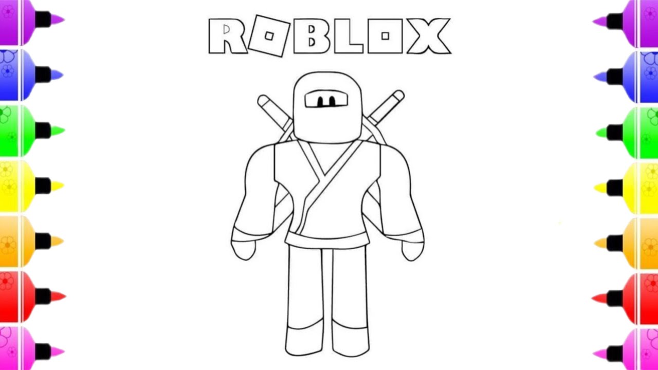 Blue Holding Balloons Rainbow Friends Roblox Coloring Page for