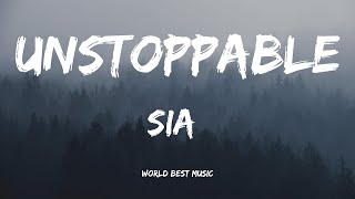 Sia  Unstoppable (Lyric Video)