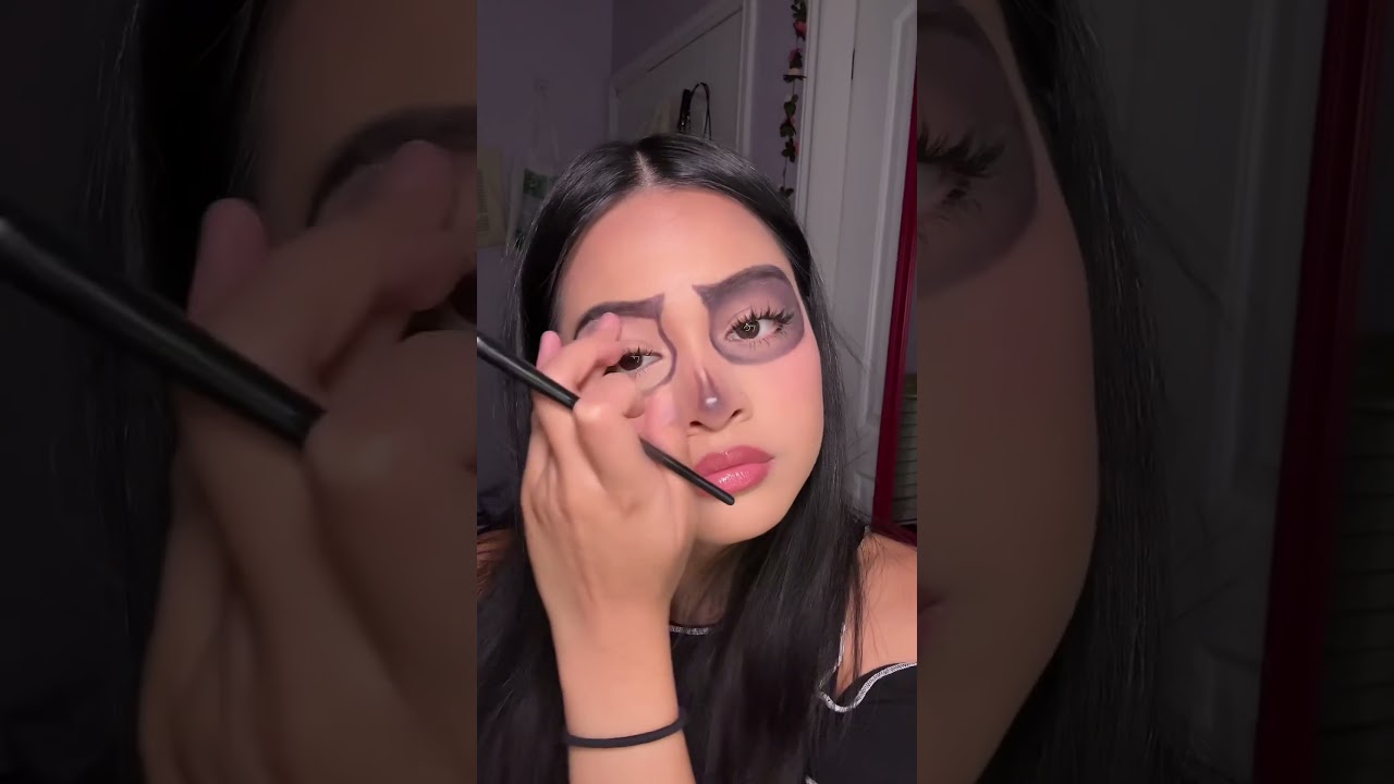 skeleton makeup tutorial #halloween