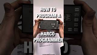 How to Program a Harco Programmer