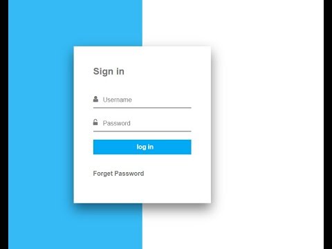 Login Form By HSF