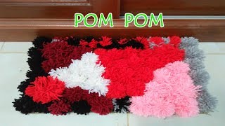 DIY Pom Pom I พรมเช็ดเท้า