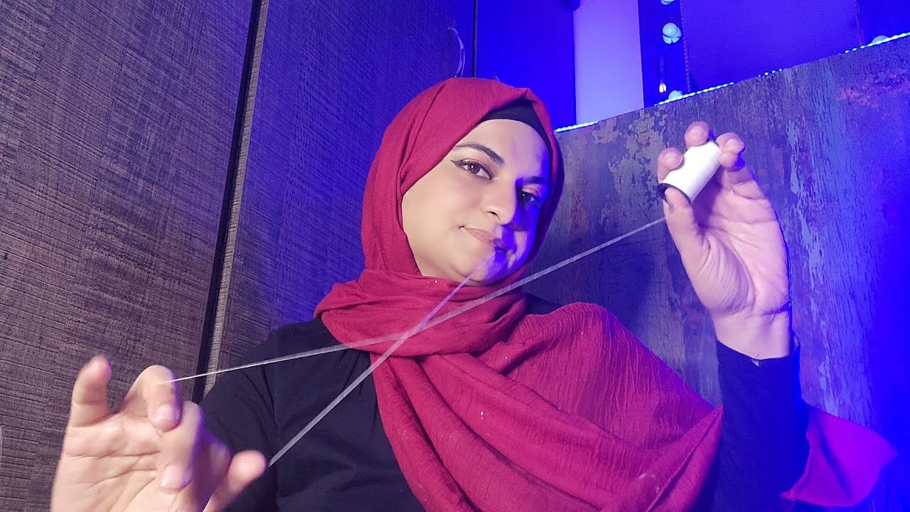 ASMR||Face Threading Day (Fast,Plucking,Tweezer,Face Massage)🙂😊