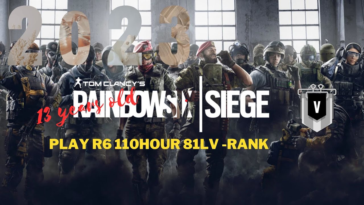 13 years old play r6 110hours play rank silver3 - YouTube