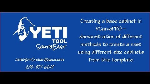 Designing cabinet parts for nesting in VCarvePRO