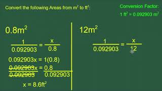 Convert Square Meters to Square Feet