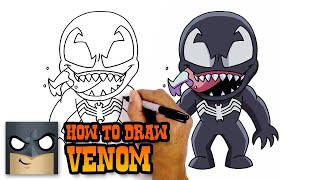 how to draw venom awesome step by step tutorial