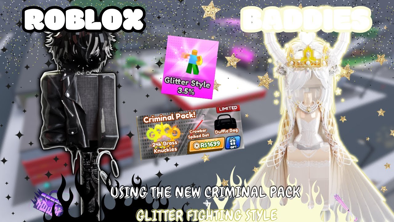 ЗЛОДЕИ ROBLOX ✰ Используем новый CRIMINAL PACK + СТИЛЬ БОЯ С БЛЕСТКАМИ!💫