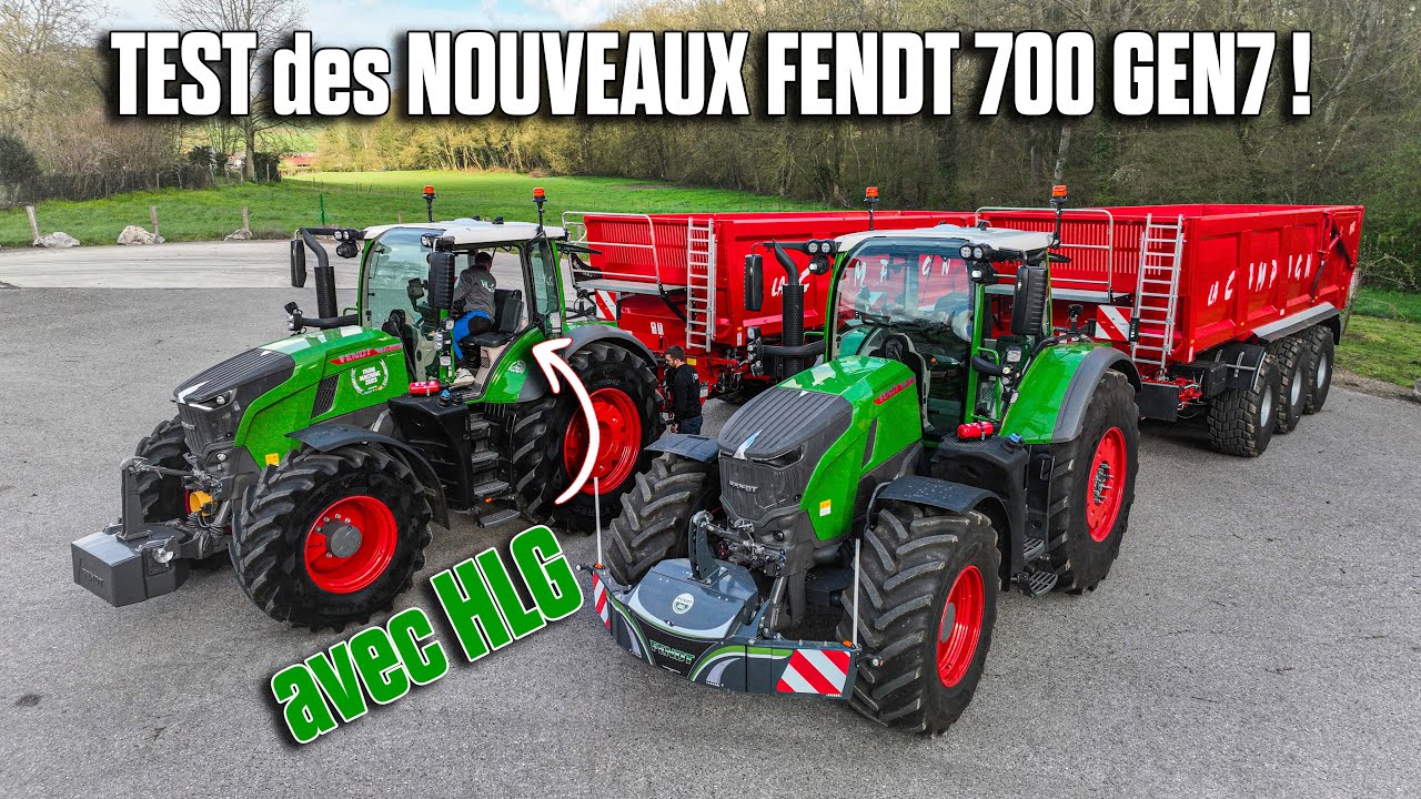  NOUVEAUX FENDT 700 GEN7 en ACTION avec HLGmachinery  les premiers en FRANCE