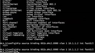 224 EW 19 IP Source Guard Static Bindings Lab