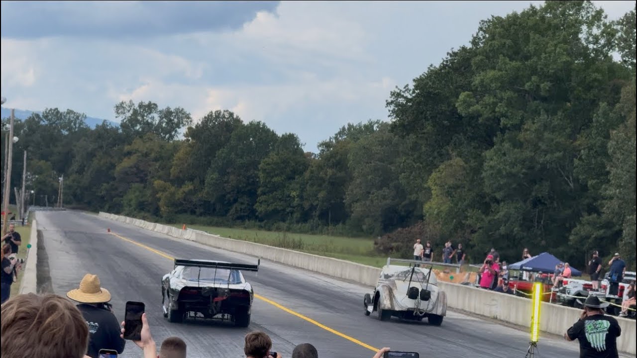 Дрэг-рейсинг без подготовки! Драка на заднем сиденье! Автодром Brainerd Motorsports Park!