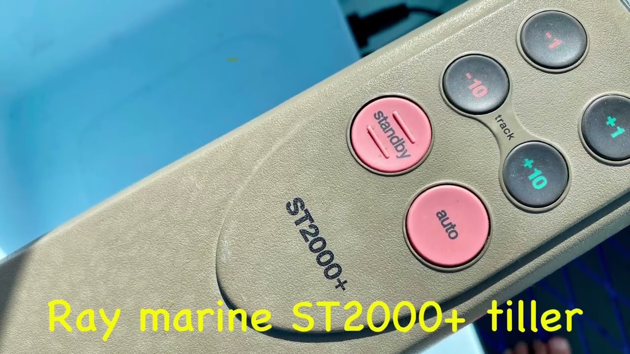 #195 Raymarine ST2000+ tiller pilot calibration 