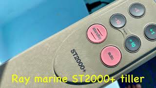 #195 Raymarine ST2000+ tiller pilot calibration 