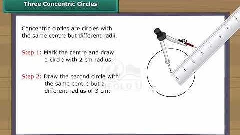 Ch 14 - Practical Geometry | Three Concentric Circles