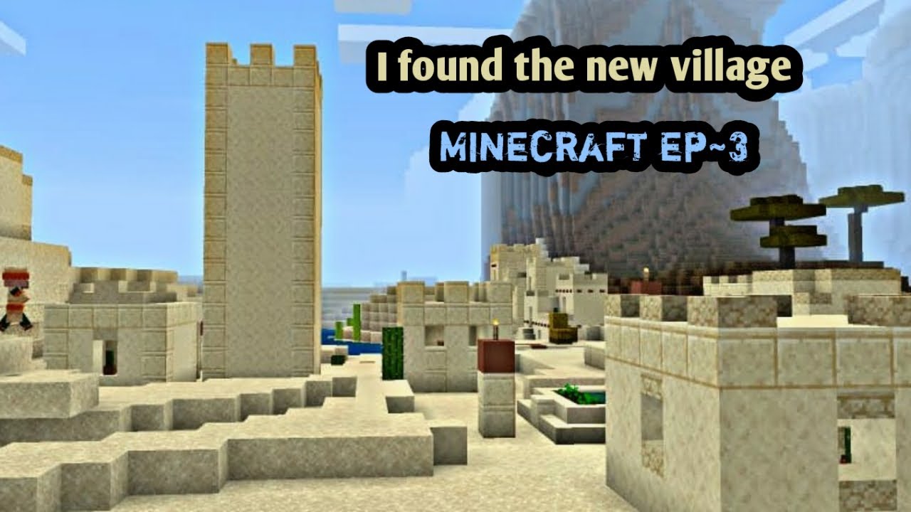 I found the new village minecraft ep-3 - YouTube